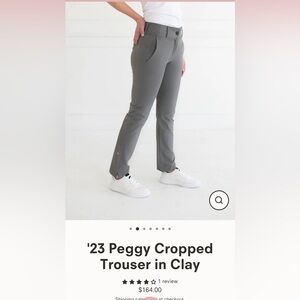 Blue stretchy women’s golf pants - abendroth